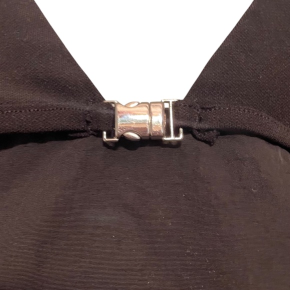 Zara High Waist Wide Leg Silver Buckle Detail Jumpsuit Size‎ S - Picture 3 of 8